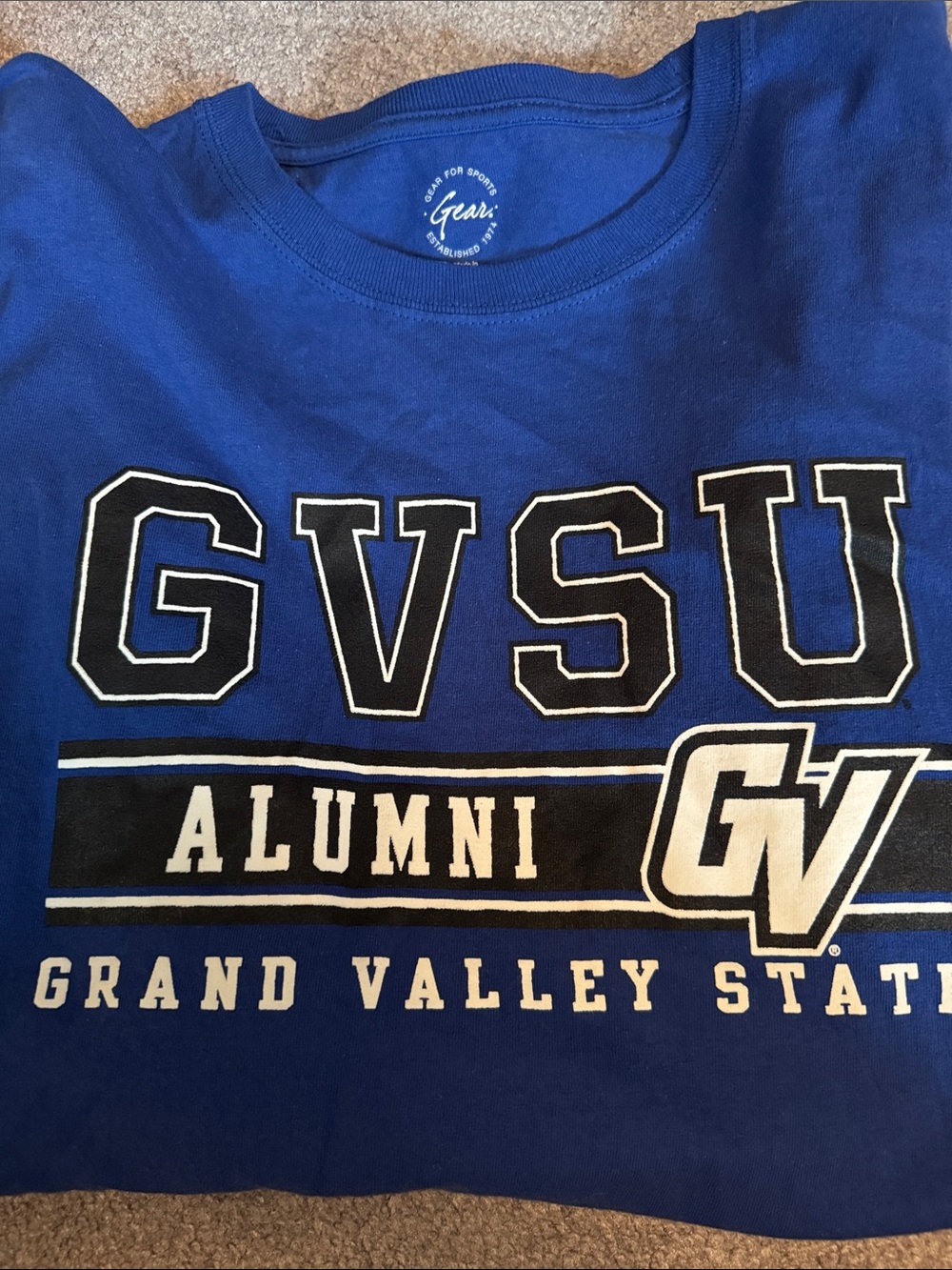 Gear For Sports Royal Blue GVSU Alumni Graphic Tee
